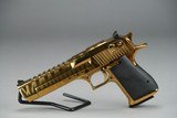 MAGNUM RESEARCH DESERT EAGLE 50AE GOLD TIGER STRIPE *FACTORY BLEM* - Image 2 of 3
