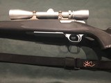 Browning A-Bolt Stainless steel stalker 270 Win. Cal. with Leupold 3x9x40 Gold Ring scope. - 2 of 12
