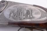 Heym Royal Double Rifle Drilling for Big Game. .375 Flanged. Hendrik Fruehauf engraved.- 12 of 12