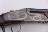 Heym Royal Double Rifle Drilling for Big Game. .375 Flanged. Hendrik Fruehauf engraved.- 8 of 12