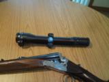 H. Erhard Suhl- Merkel Boxlock System Double Rifle in 9.3X74R Zeiss Scope - Suhler Swing Mounts - 13 of 15