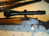 1973 Merkel 303e/313/323 Sidelock Combo Gun 9,3X74R Double Rifle, .30-06-12/70 Rifle Shotgun combo, 12/70-12/70 O/U Shotgun
- 15 of 15
