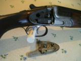 1973 Merkel 303e/313/323 Sidelock Combo Gun 9,3X74R Double Rifle, .30-06-12/70 Rifle Shotgun combo, 12/70-12/70 O/U Shotgun
- 9 of 15