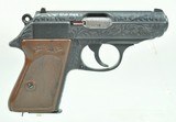 1970 Factory Engraved Walther PPK 7.65 mm Direct Import, No Importer Markings - 3 of 14
