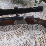 German Simson Drilling from 1984. Direct import, no stamps. 7 X 65R - 20 ga. 3 in. Self Cocker. - 3 of 15