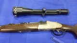 Price Reduced - Krieghoff Ulm Sidelock Double Rifle in 9,3X74R from 1990, Deep Animal Engraving. - 10 of 15