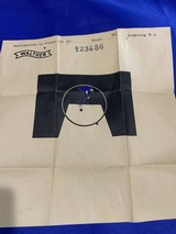 Very unique complete Walther PPK from the late 1950's
Serial No. 123456 - 5 of 10