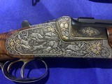 Henneberger DB 55 SS Luxus Sidelock Double -4 Barreled Combo SetExclusive Animal Engraving(Erich Bössler engraved) - Image 8 of 15