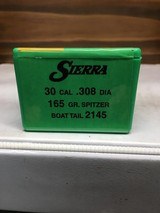 Sierra GameKing
30cal. 165Gr Spitzer Boat Tail. #2145 - 1 of 3
