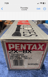 Pentax Lightseeker 2-8X Rifle Scope