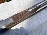 10ga. Damascus Double barrel shotgun By W. Ehrmann of Ottumwa, Iowa. - 6 of 15