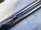 10ga. Damascus Double barrel shotgun By W. Ehrmann of Ottumwa, Iowa. - 13 of 15