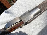 10ga. Damascus Double barrel shotgun By W. Ehrmann of Ottumwa, Iowa. - 7 of 15