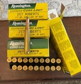 5 boxes (100 Rounds) 257 Roberts Ammunition - 3 of 3