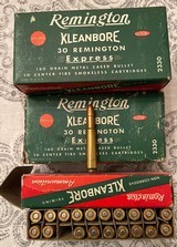 7 Boxes (140rnds) factory ammo, 30 Remington, 160grn. - 2 of 3