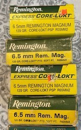 5 BOXES OF FACTORY REMINGTON 6.5 REM MAG - 1 of 3