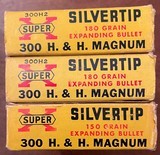 3 boxes of factory 300 H&H ammo 150grn & 180grn - 2 of 4
