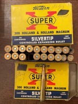 3 boxes of factory 300 H&H ammo 150grn & 180grn - 4 of 4