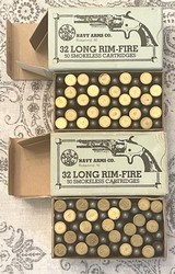 Very Scarce 32 LONG RIMFIRE Navy Arms Excellent Ammo for sale - 1 of 5