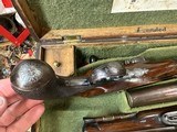 Fine Cased Pair of Engraved William Bond Flintlock Dueling Pistols - 8 of 15