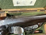 Fine Cased Pair of Engraved William Bond Flintlock Dueling Pistols - 11 of 15