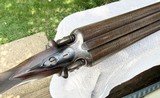 Williams & Powell SxS 12ga Damascus Hammer Shotgun - Image 2 of 15