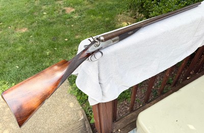 Williams & Powell SxS 12ga Damascus Hammer Shotgun - Image 1 of 15