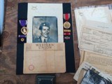 PURPLE HEART KILLED IN ACTION GROUP NAMED AND DOCUMENTED LUZON PHILLIPINES 129TH INFANTRY - 2 of 13