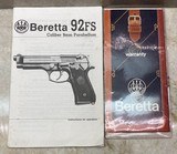 Beretta 92F-S EL Engraved Wood Grips - 9 of 10