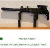 IMI UZI Carbine .45 - 1 of 19