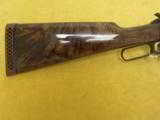Browning, BLR, .308 Win.,20" bbl., 7lbs 4oz.,14" L.O.P., Made in Belgium,Engraved by T.J.Kaye. - 2 of 9