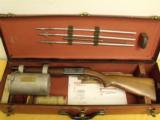 Bridger/Naval Co. (Winchester), 85 "LINE THROWING GUN", {45-70 Govt. BLANKS}, W/ Case, Spools, Accessories - 1 of 4