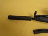 H&K/Walther, MP5, .22 Long Rifle, 16" bbl., 9 lb. 9 oz.,12 1/2" L.O.P., fake suppressor. - 9 of 9