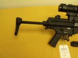 H&K/Walther, MP5, .22 Long Rifle, 16" bbl., 9 lb. 9 oz.,12 1/2" L.O.P., fake suppressor. - 2 of 9