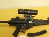 H&K/Walther, MP5, .22 Long Rifle, 16" bbl., 9 lb. 9 oz.,12 1/2" L.O.P., fake suppressor. - 3 of 9