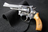 smith & wesson 34 1" kit gun " .22lr nickel