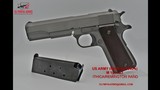Remington / Ithica 1940’s M 1911 A1 U.S. Army, 45 ACP 5” BBL, Service Grade - 2 of 8