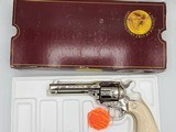 Colt Model P1941 Single Action Army SSA .44-40 Nickel/Ivory .44-40 - 1 of 9