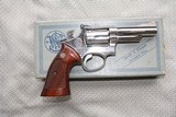 Smith and Wesson Model 19-3 Combat 357 magnum 4 inch nickle - 5 of 8