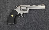 Colt Model Python in Caliber 357 Magnum Nickel Finish - 1 of 2