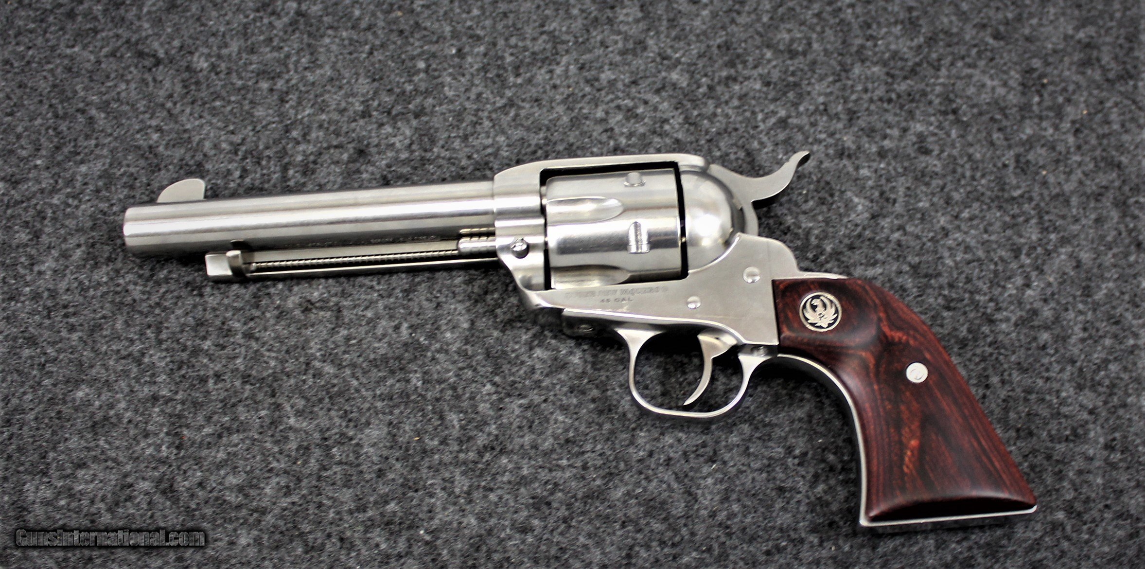 Ruger Vaquero Stainless Finish In Caliber 45 Long Colt