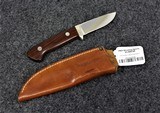 Ted Dowell Custom Knife with leather sheath - 1 of 2