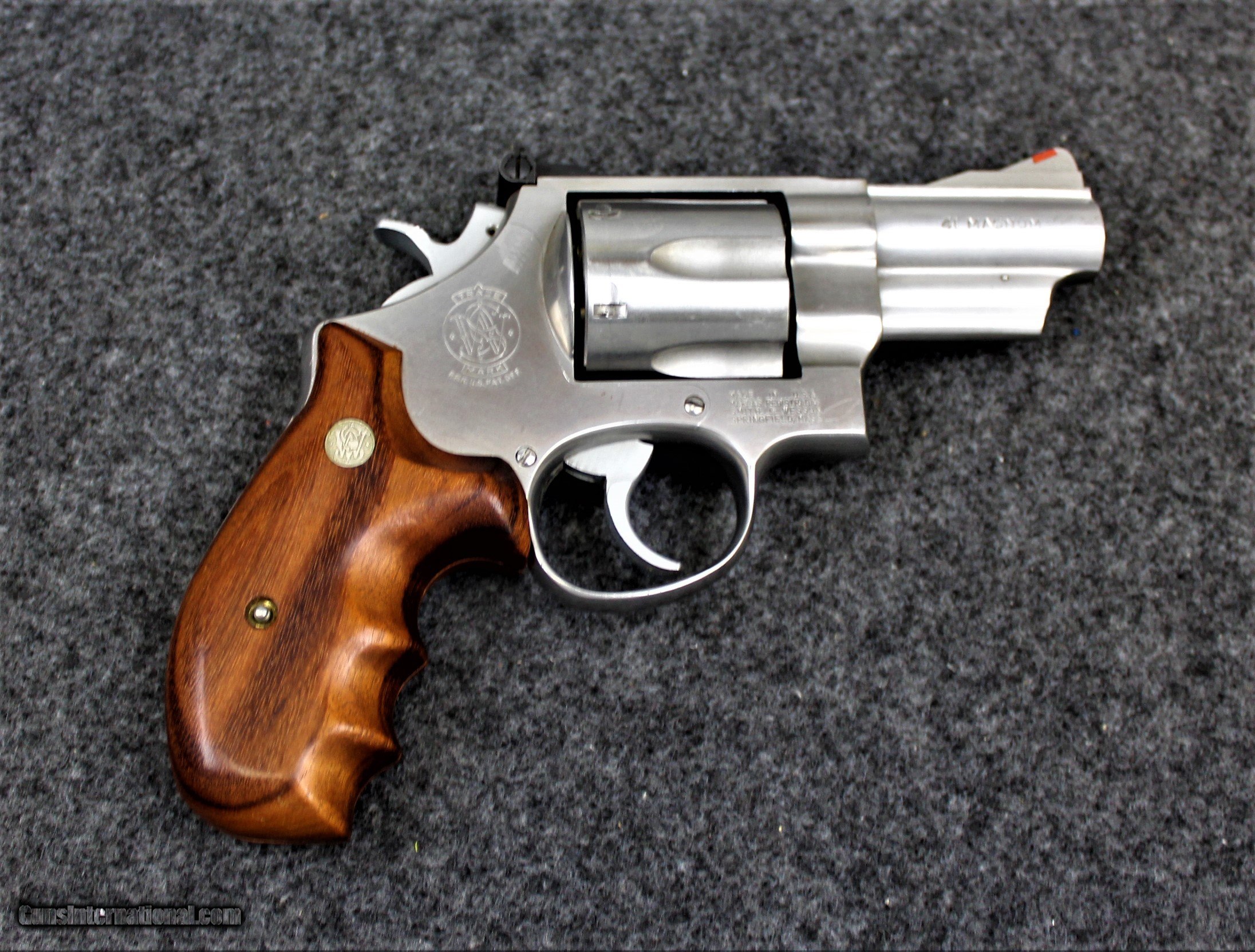 Smith&Wesson Model 657 Lew Horton 3 Inch barrel Round Butt Grip in 41 ...