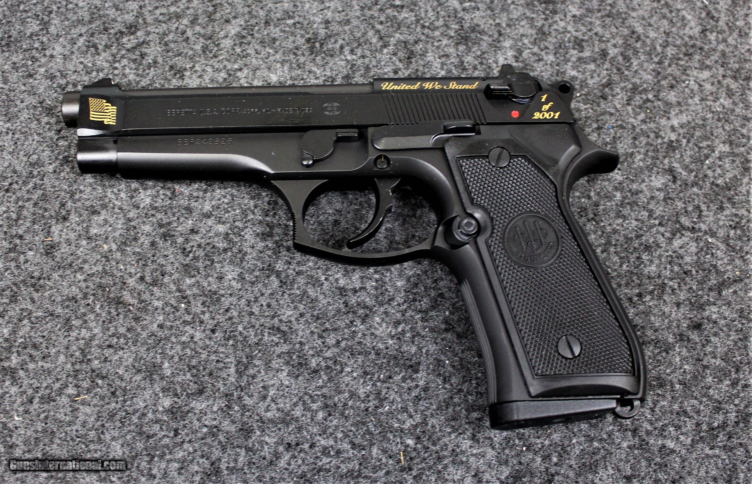 Beretta Model 92 United We Stand Commerative Pistol in caliber 9mm