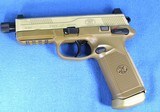 FN FNX-45 TACTICAL TB .45ACP 66968 - 3 of 25