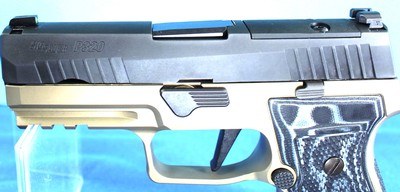 SIG SAUER AXG CARRY TWO TONE 9MM 320AXGCA-9-RTXR3-FDE