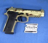 BERETTA 92XI FS DCU CAMO 9MM 4.7