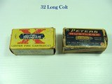 Western Cartridge Co. & Peters Ammunition Company (2) Boxes of .32 Long Colt Cartridges. - 1 of 4