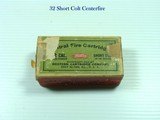 WESTERN CARTRIDGE CO. .32 SHORT COLT CENTER FIRE - 1 of 3