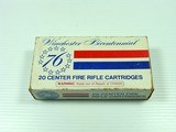 WINCHESTER WESTERN BICENTENNIAL 30-30 RIFLES CARTRIDGES WITH 150 GRAIN SILVER TIP BULLETS - 1 of 4